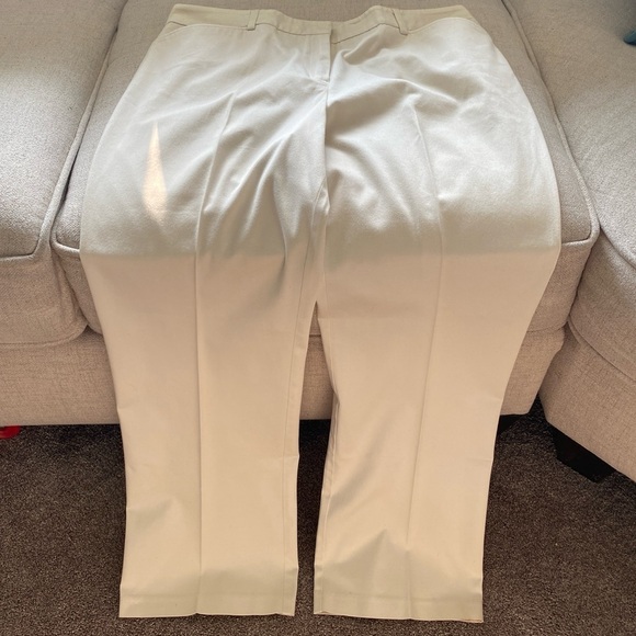 NY & Co. Cream High Rise Trousers - Picture 1 of 7